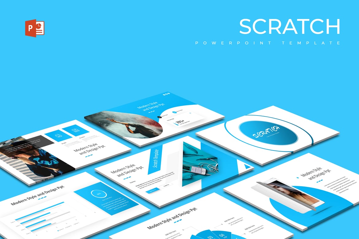 Template Powerpoint Scratch - Solusi Presentasi Menarik