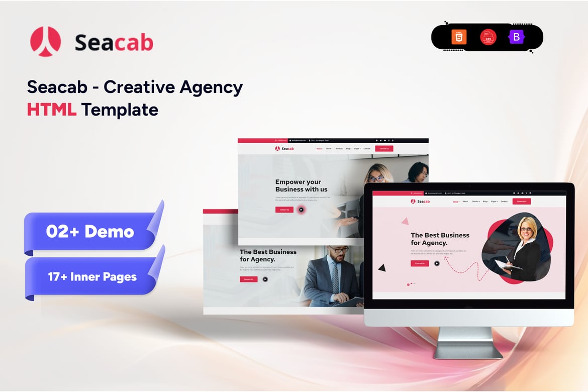 Seacab - Template Website Kreatif untuk Agensi Anda