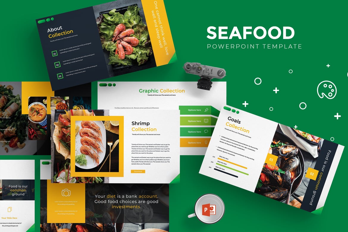 Template Powerpoint Seafood yang Menarik dan Serbaguna