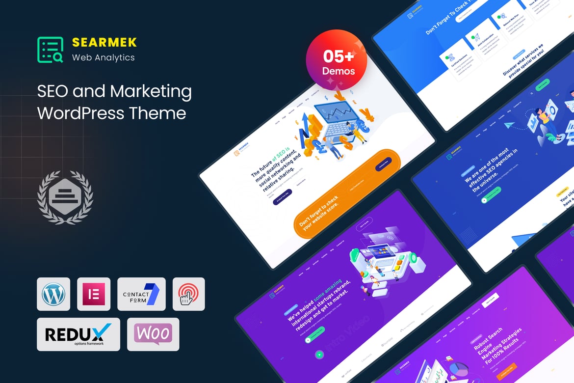 Searmek - Tema WordPress SEO dan Pemasaran Modern