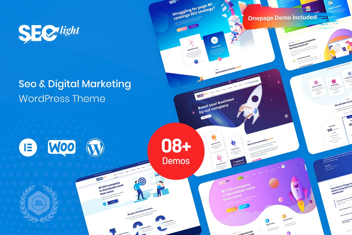 Seclight - Tema WordPress SEO dan Pemasaran Digital Terbaik