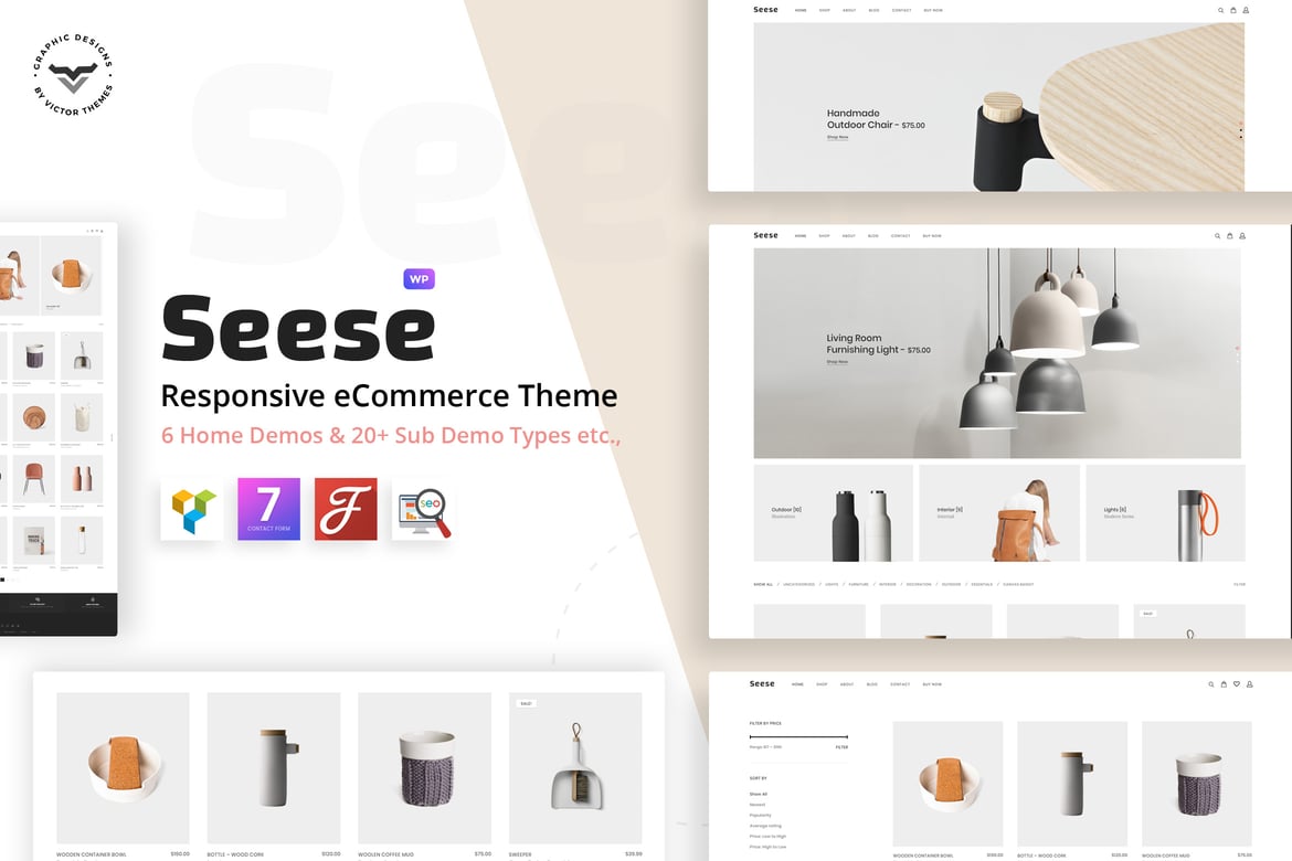 Seese - Tema WordPress eCommerce Responsif untuk Bisnis Anda