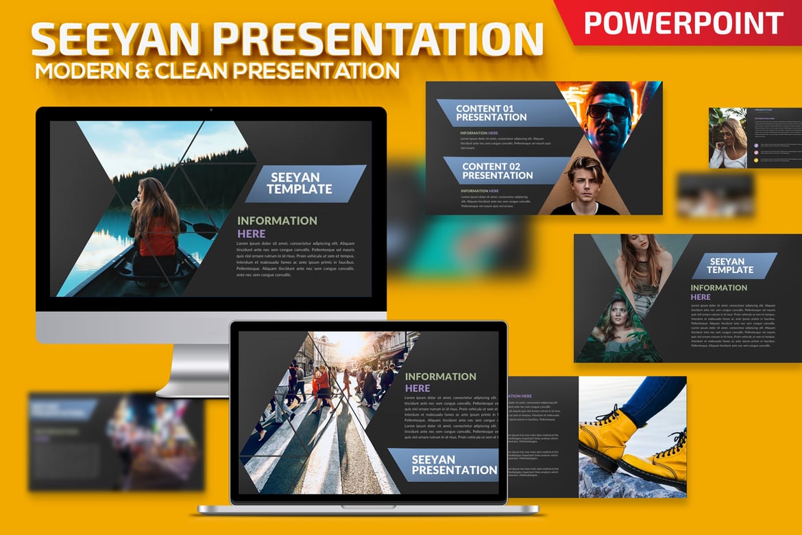 Template Presentasi PowerPoint Seeyan yang Menarik dan Profesional
