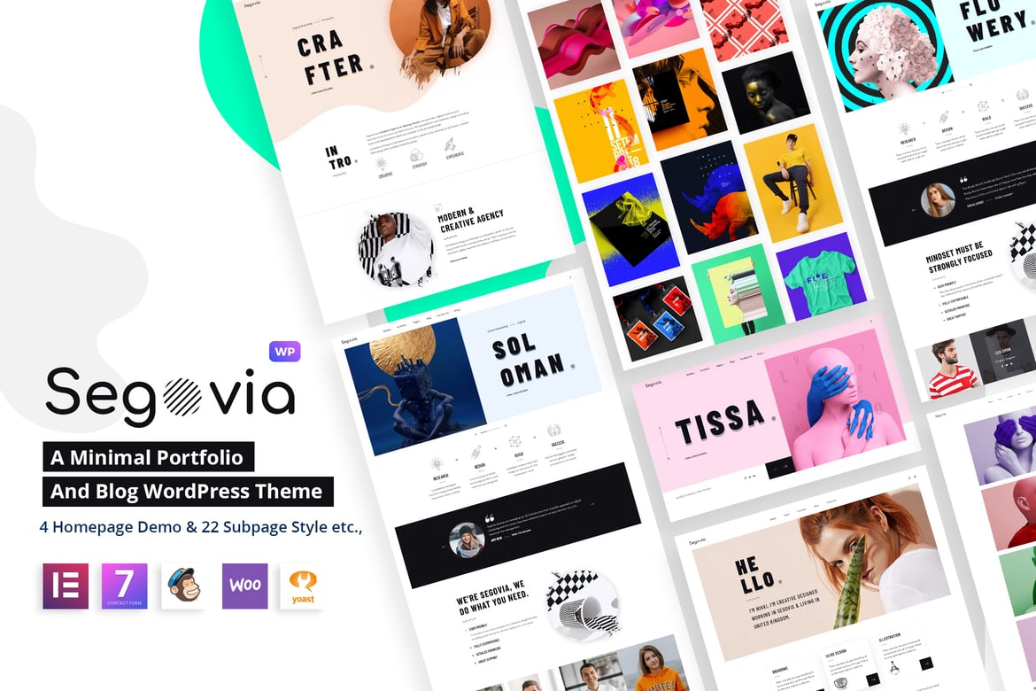 Segovia - Tema WordPress Portofolio dan Blog Minimalis yang Menawan