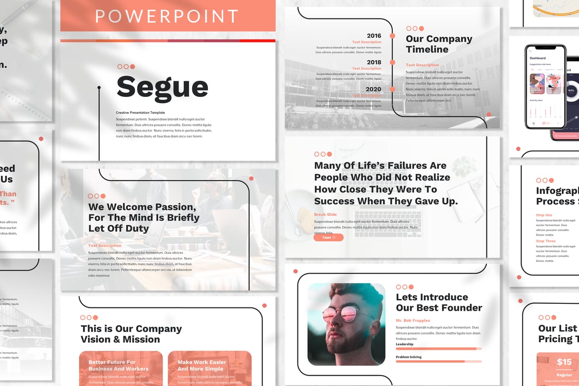 Template Powerpoint Bisnis Segue yang Menarik dan Profesional