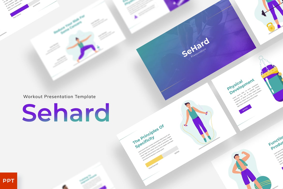 SeHard - Template PowerPoint Menarik dan Profesional