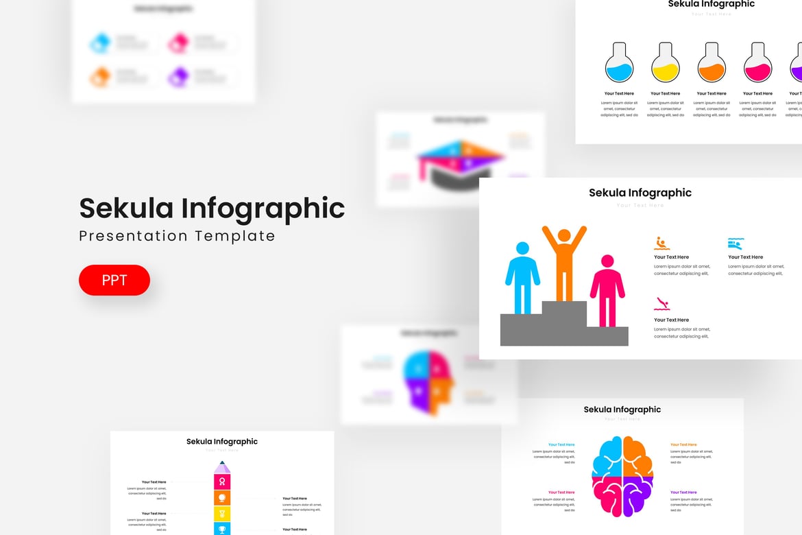 Template Presentasi PowerPoint Sekula yang Menarik dan Profesional