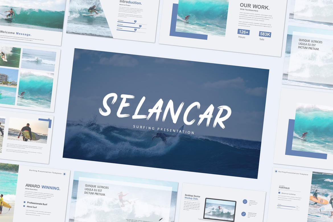 SELANCAR - Template PowerPoint Modern dan Profesional