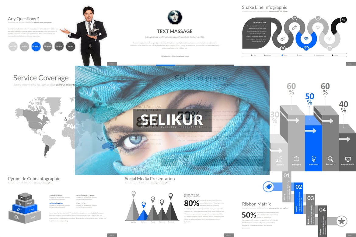 Selikur - Template Presentasi PowerPoint Kreatif dan Serbaguna