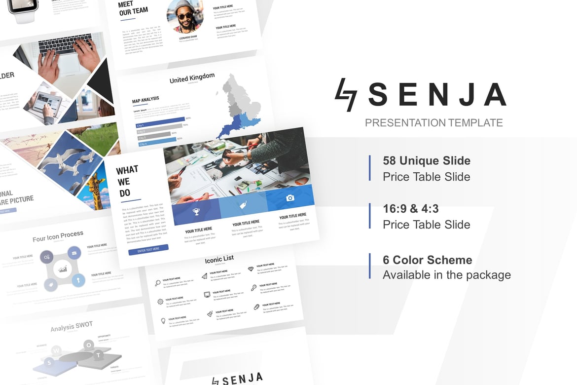 Template Presentasi PowerPoint Senja yang Elegan dan Fleksibel