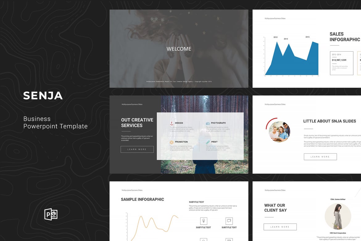 Template Powerpoint Senja: Desain Presentasi Minimalis yang Kreatif