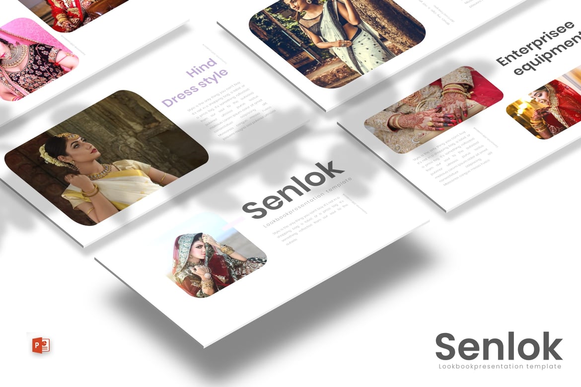Senlok - Template Presentasi PowerPoint Modern dan Menarik