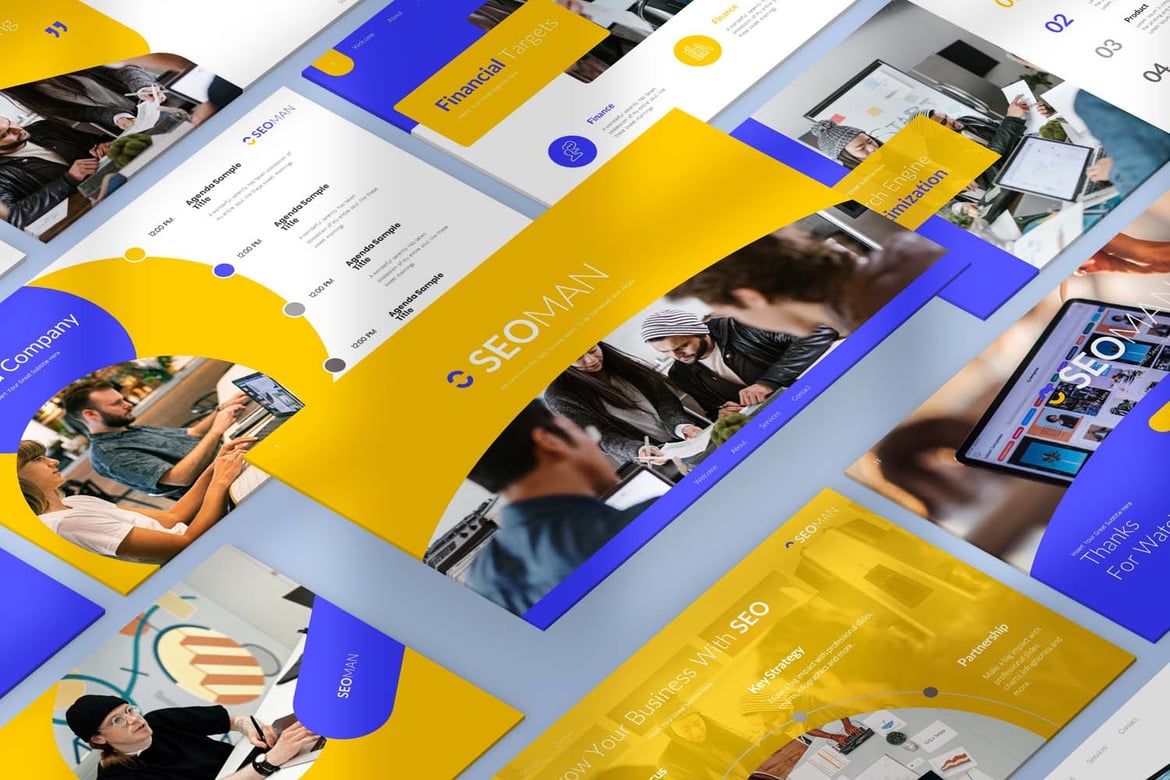 Template Presentasi PowerPoint SEO yang Menarik dan Profesional