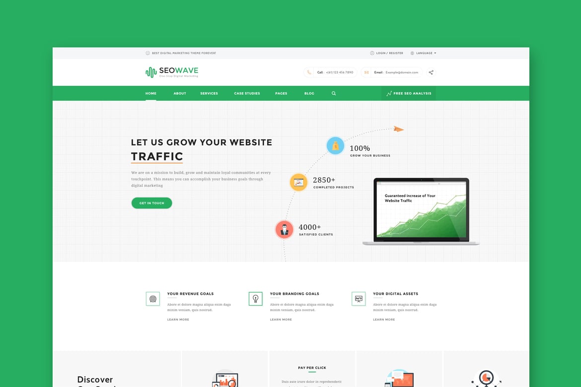 Seo Wave - Template Website HTML untuk Optimalisasi SEO