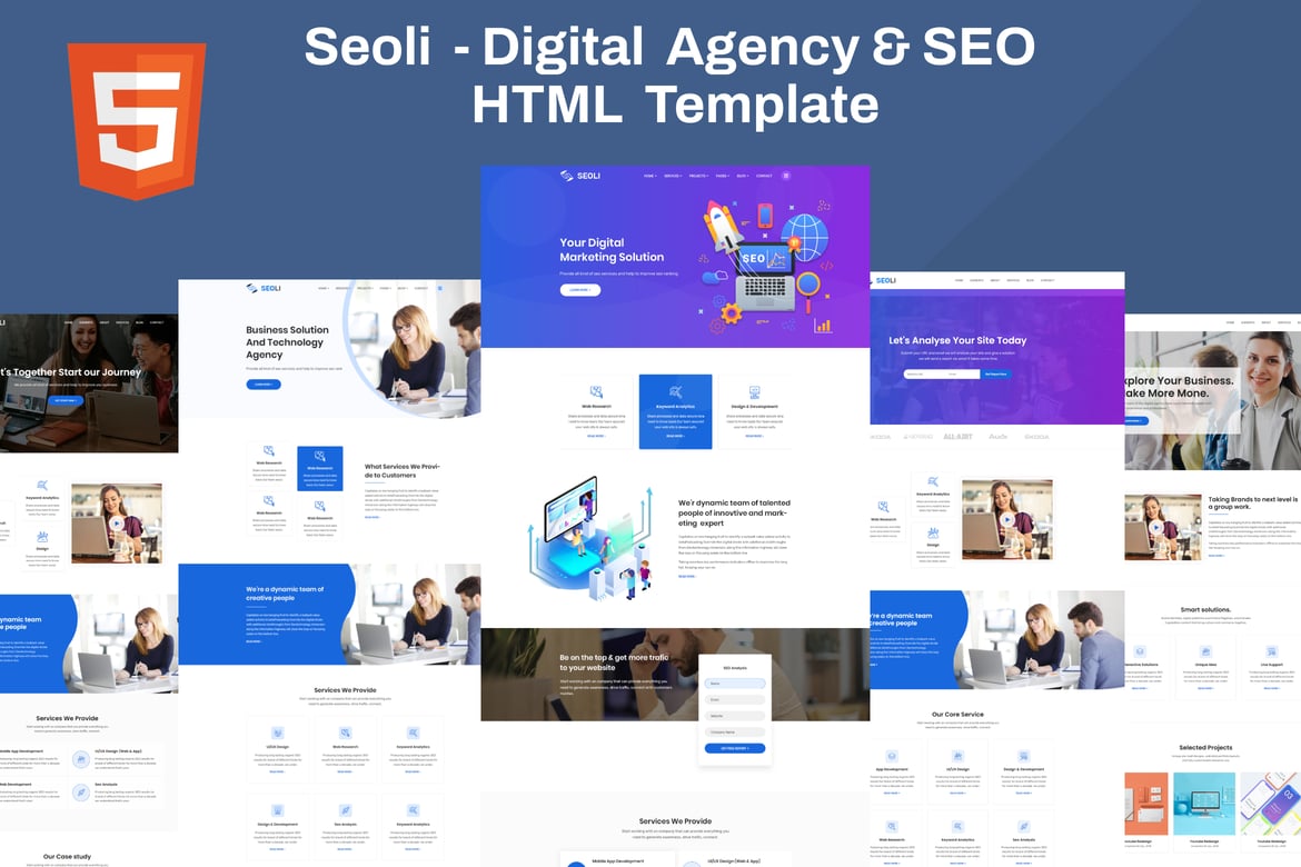 Seoli - Template Website SEO dan Digital Agency Terbaik