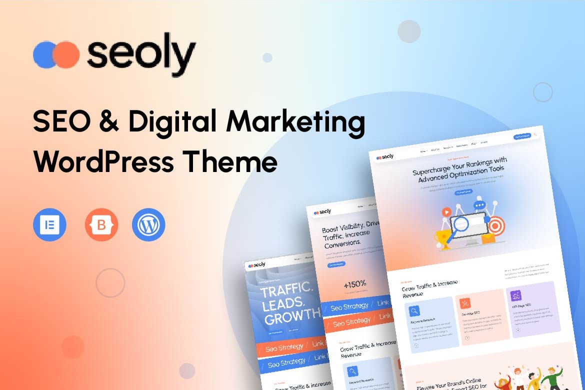 Seoly — Tema WordPress untuk SEO dan Pemasaran Digital yang Profesional