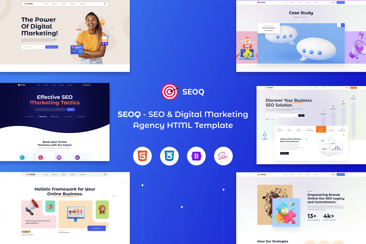 Template Website SEOQ - Solusi Digital Marketing yang Menarik