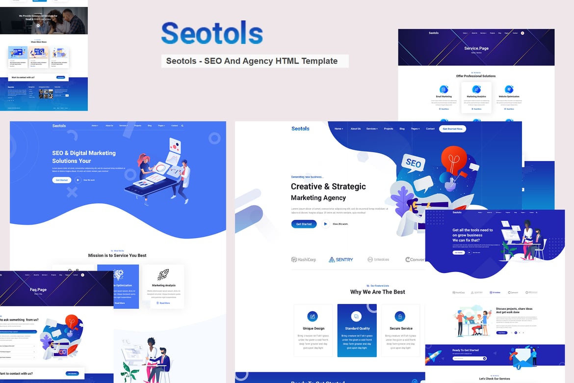 Seotols - Template Website SEO dan Agensi yang Memukau