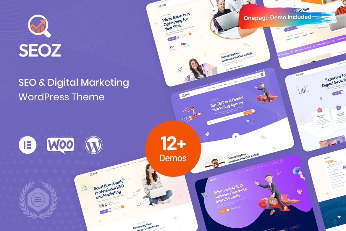 Seoz - Tema WordPress SEO & Pemasaran Digital Terbaik