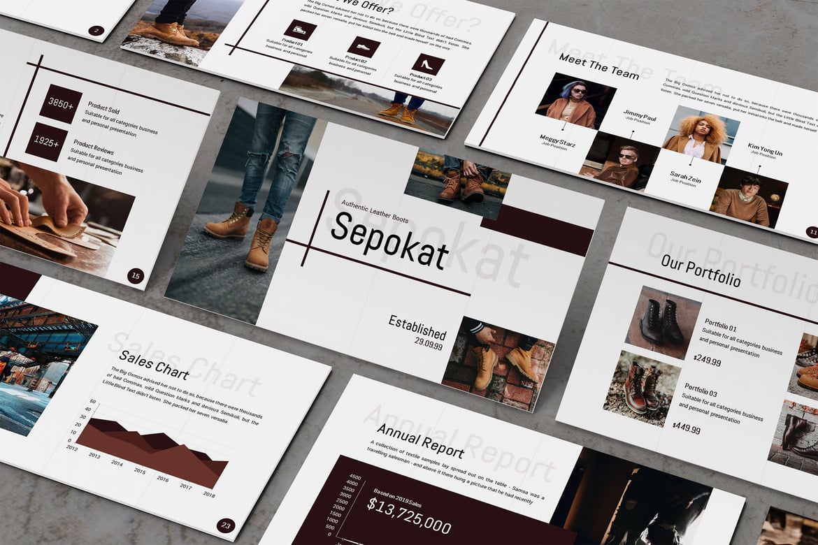 Sepokat - Template Powerpoint Fashion Modern dan Stylish