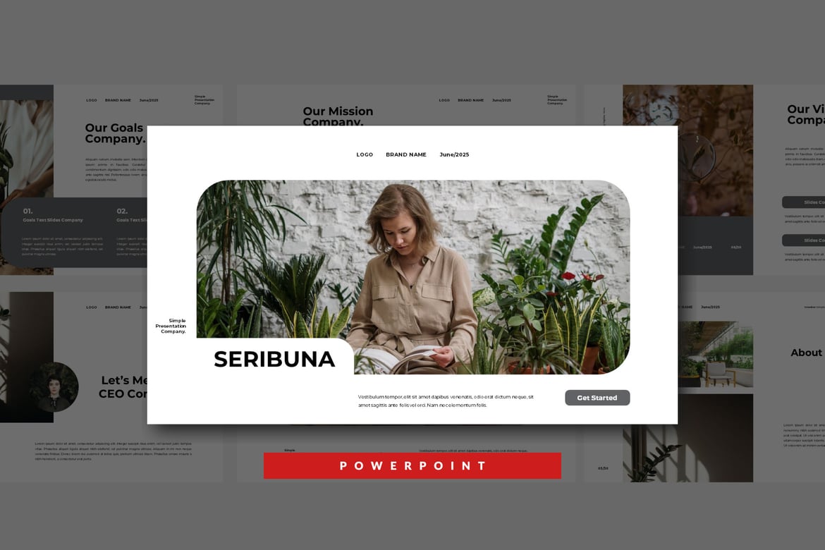 Template PowerPoint Seribuna yang Menarik dan Profesional