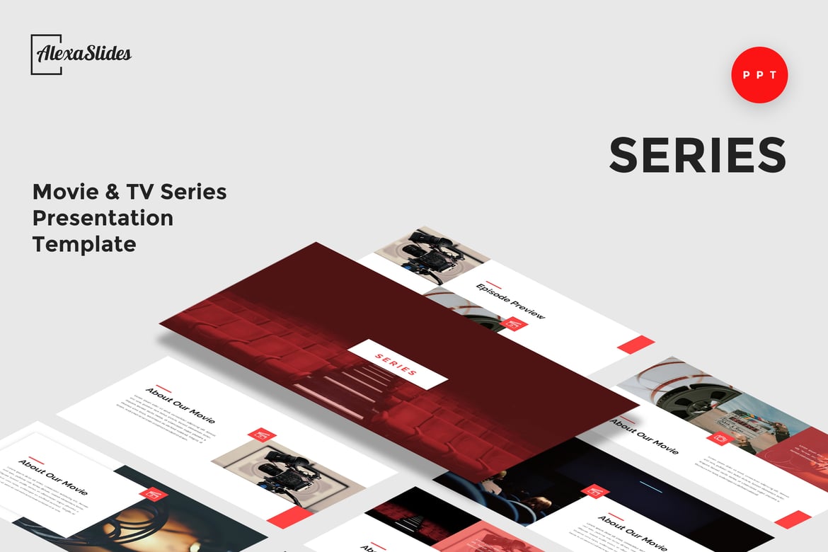 Template Powerpoint Presentasi Film yang Menarik dan Kreatif