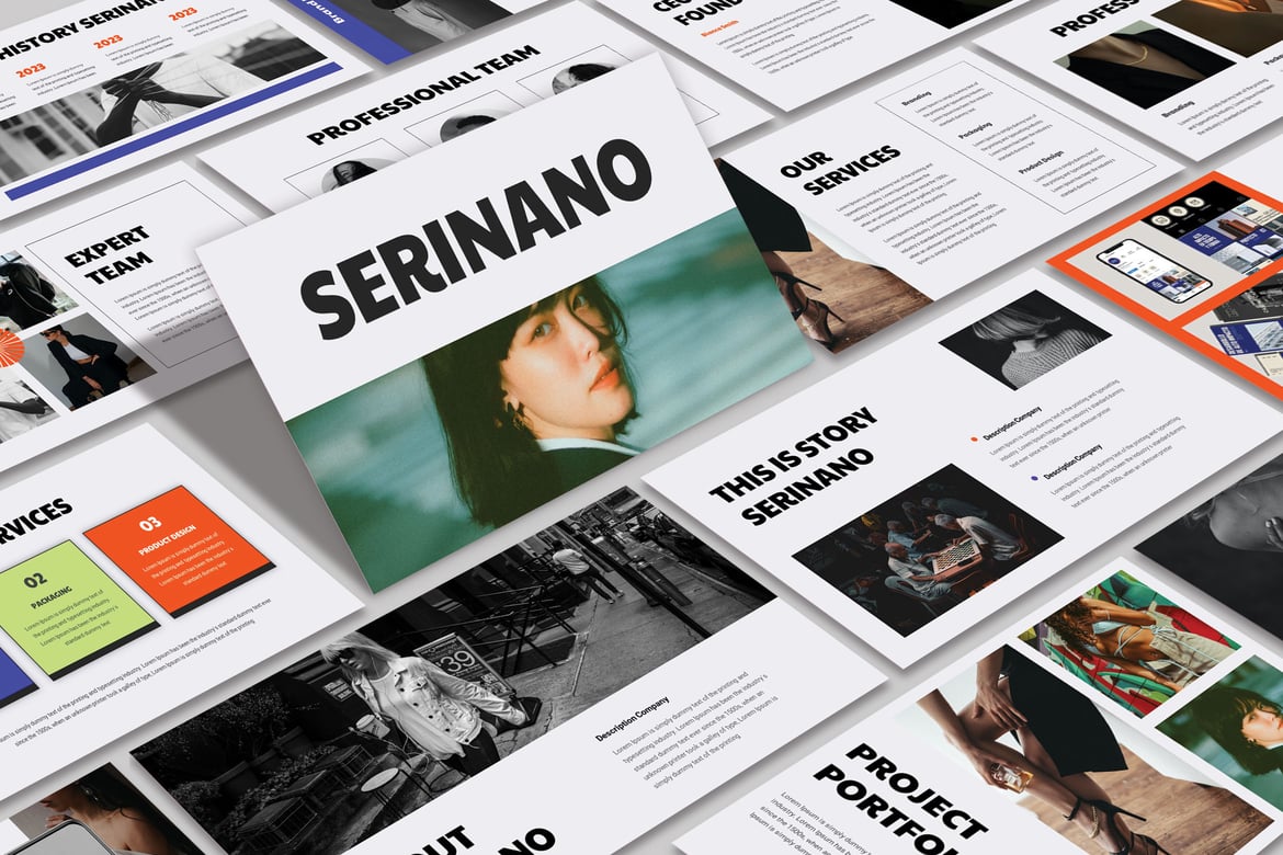 Template Powerpoint Serinano yang Menarik dan Modern