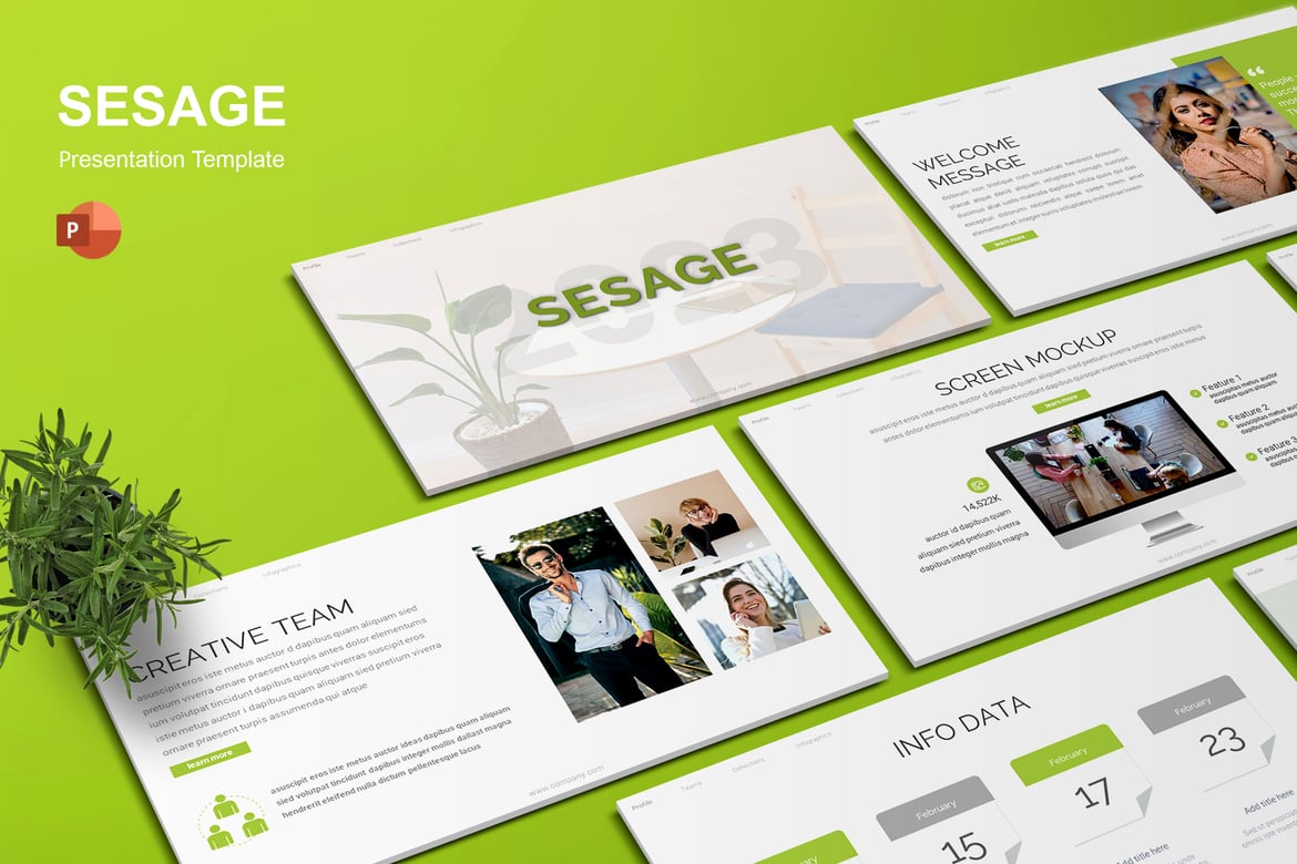 Template Presentasi Powerpoint Sesage - Solusi Kreatif untuk Semua Kebutuhan Anda