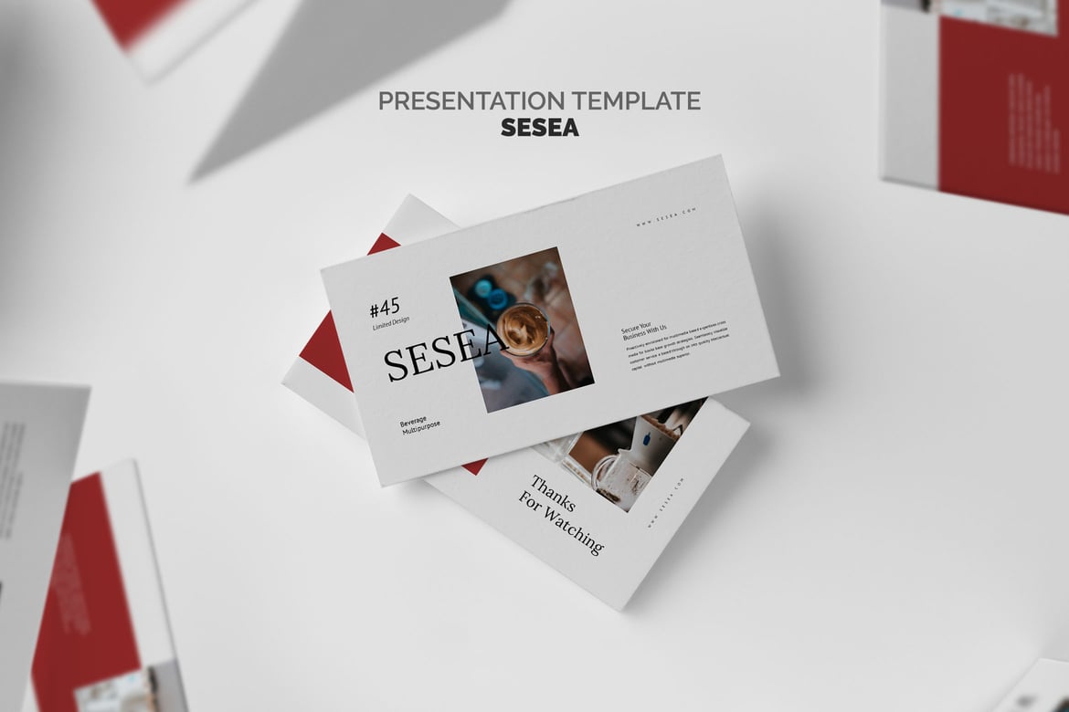 Sesea: Template PowerPoint Bisnis Makanan yang Menarik dan Efektif
