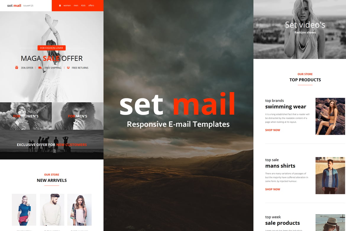 Template Email Responsif - Set Mail yang Modern dan Menarik