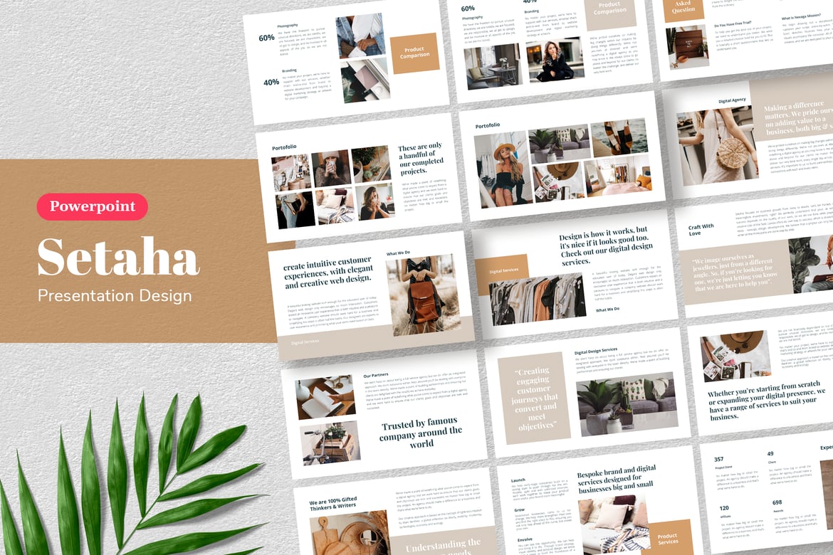 Setaha - Template Presentasi PowerPoint Elegan dan Profesional
