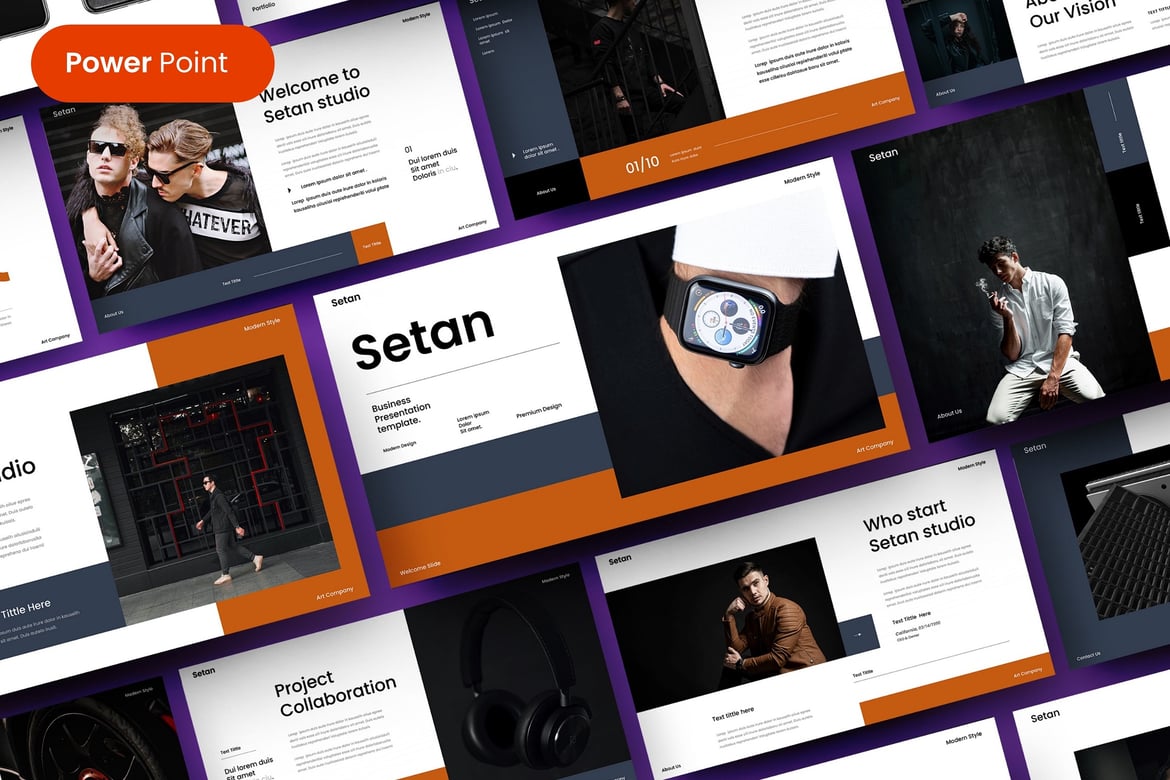 Template PowerPoint Setan – Solusi Presentasi Bisnis Terbaik