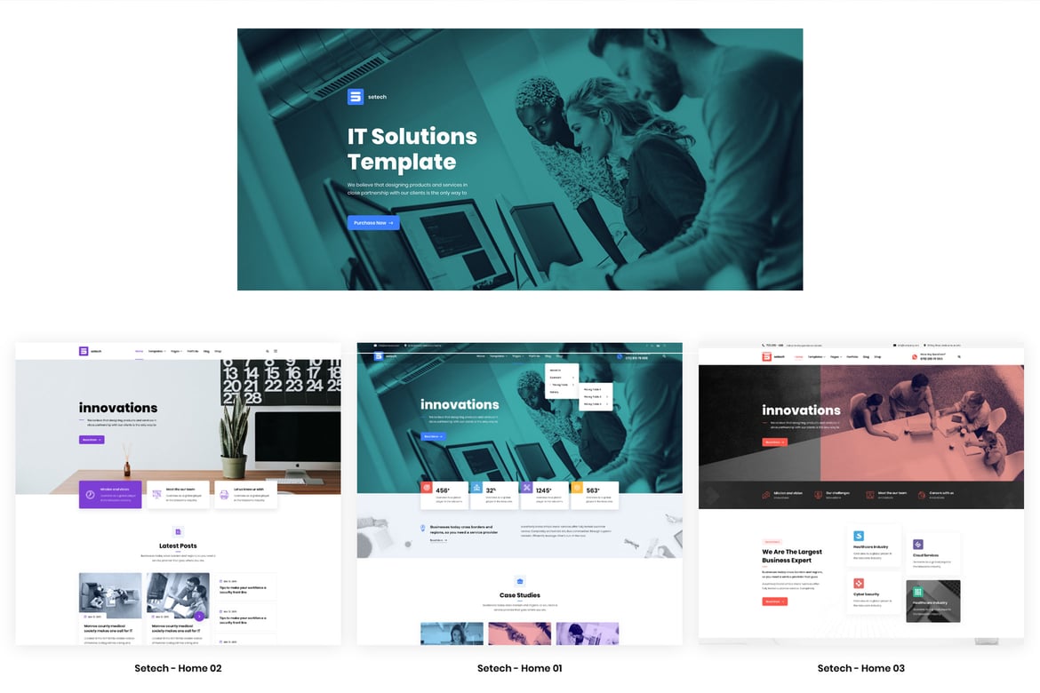 Tema WordPress Setech: Solusi Ideal untuk Agen Web Anda