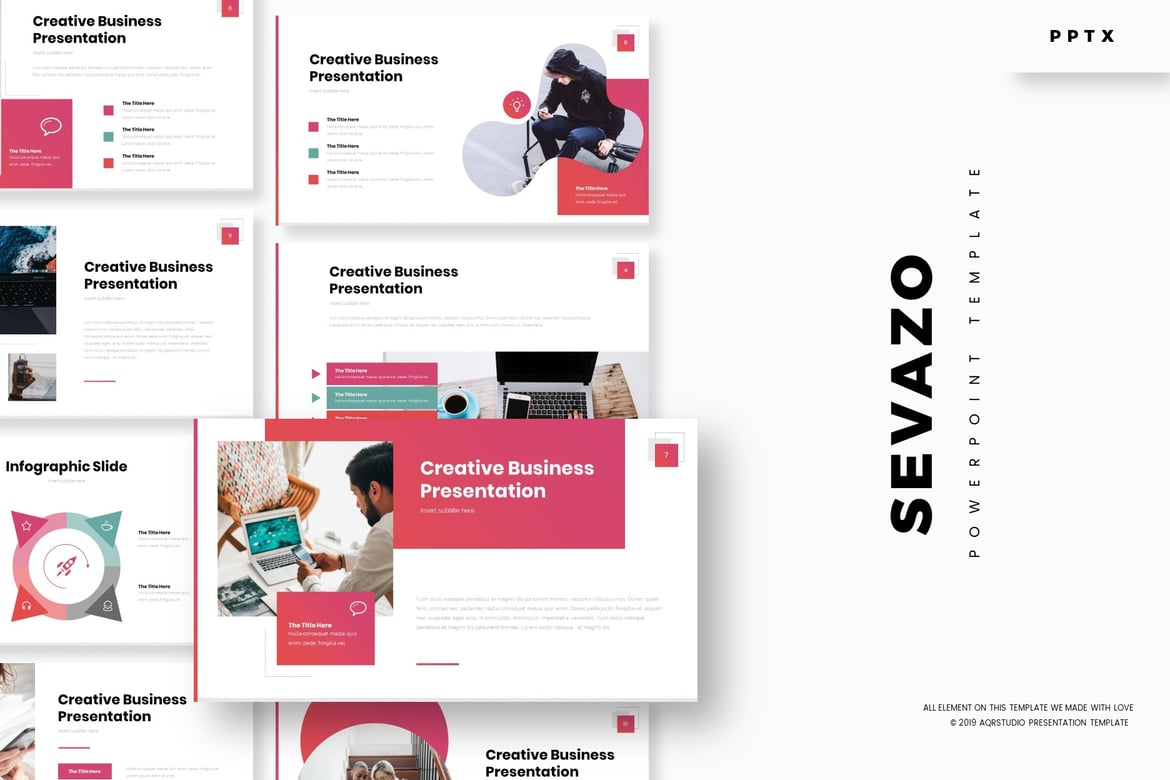 Template PowerPoint Sevazo - Solusi Presentasi Profesional