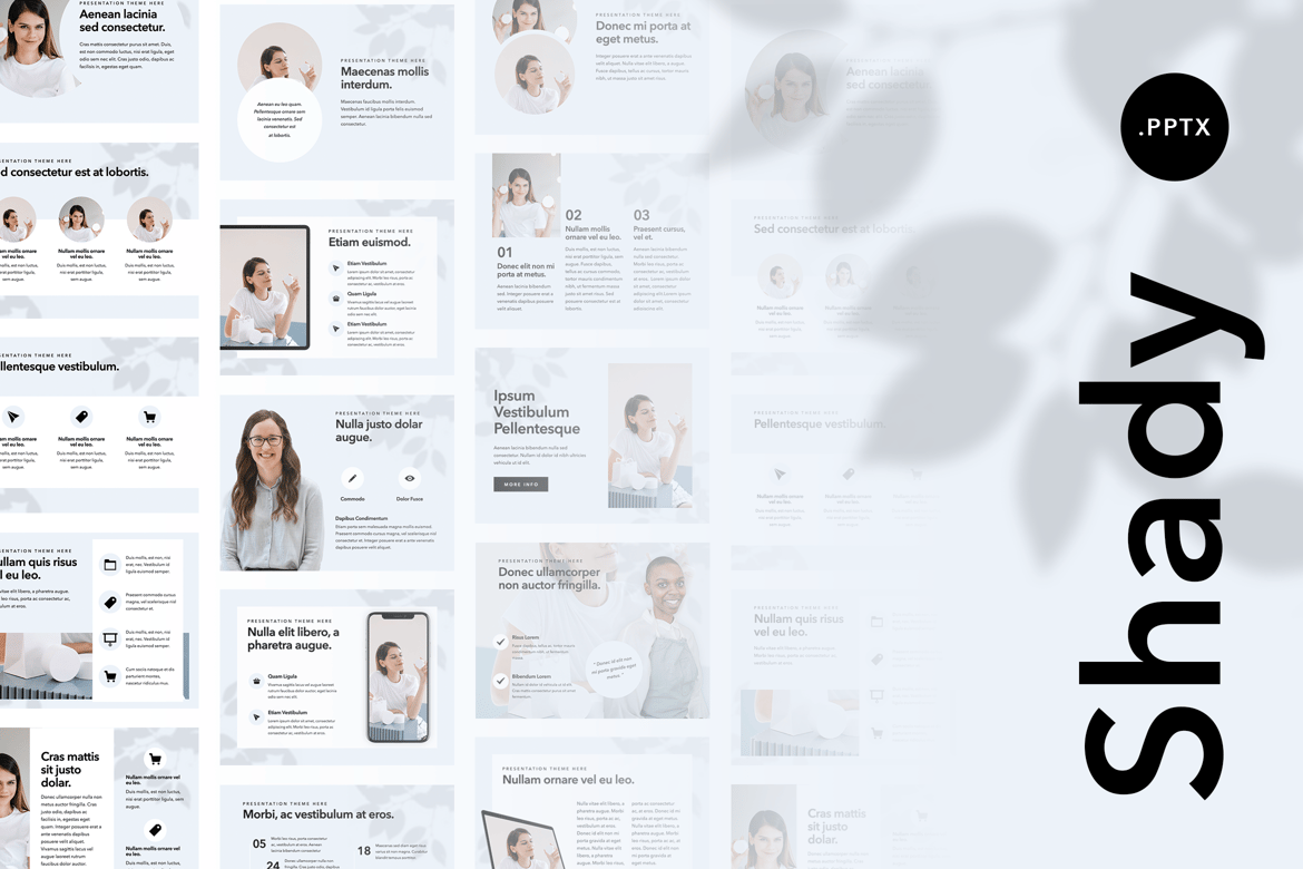 Template PowerPoint Shady yang Profesional dan Menarik