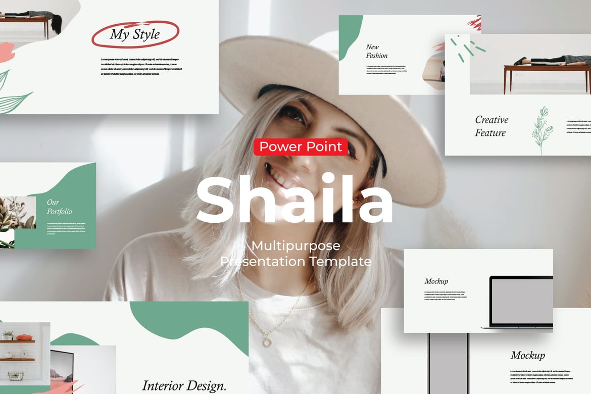 Shaila - Template PowerPoint Serbaguna untuk Presentasi Profesional