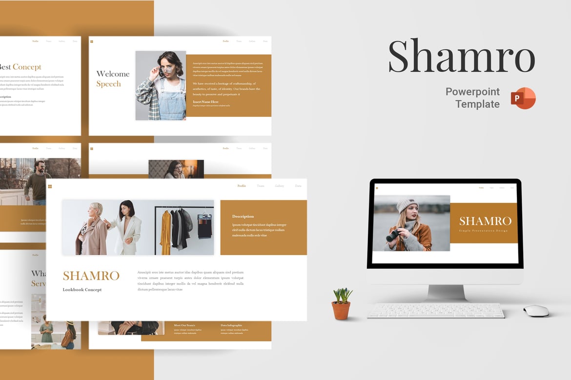 Shamro - Template Powerpoint Menarik dan Multifungsi