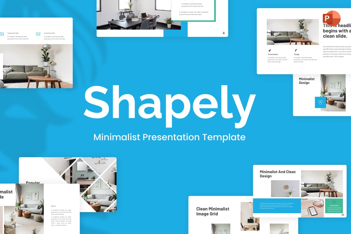 Template PowerPoint Minimalis yang Menarik dan Fungsional