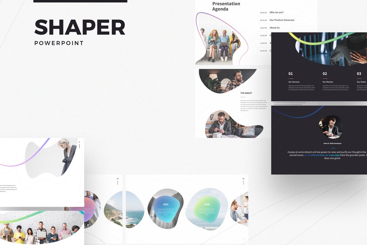 Template Powerpoint SHAPER yang Menakjubkan untuk Presentasi Anda