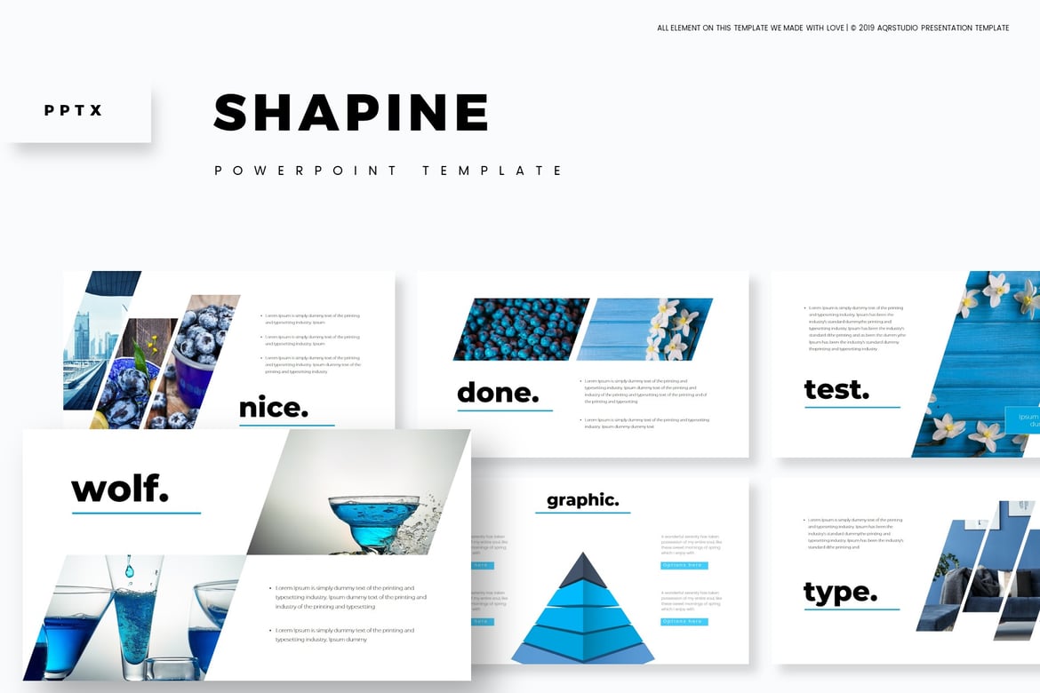 Shapine - Template Powerpoint Serbaguna yang Menarik