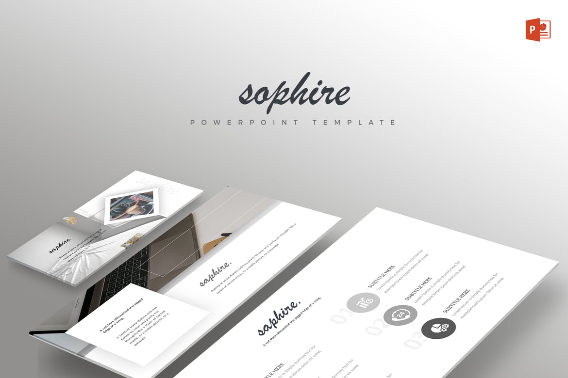Shapire - Template PowerPoint Serbaguna yang Menarik