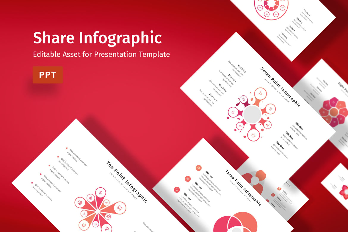Template Powerpoint Infografis untuk Presentasi Menarik