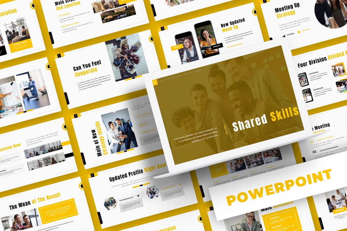 Template Powerpoint Shared Skill - Solusi Presentasi Profesional