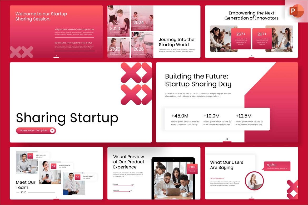 Template Presentasi Startup Modern - PowerPoint yang Menarik