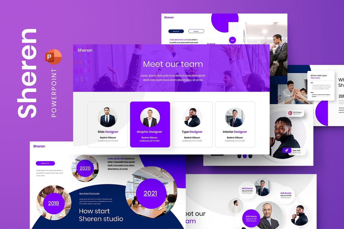 Sheran – Template Presentasi PowerPoint untuk Bisnis yang Menarik