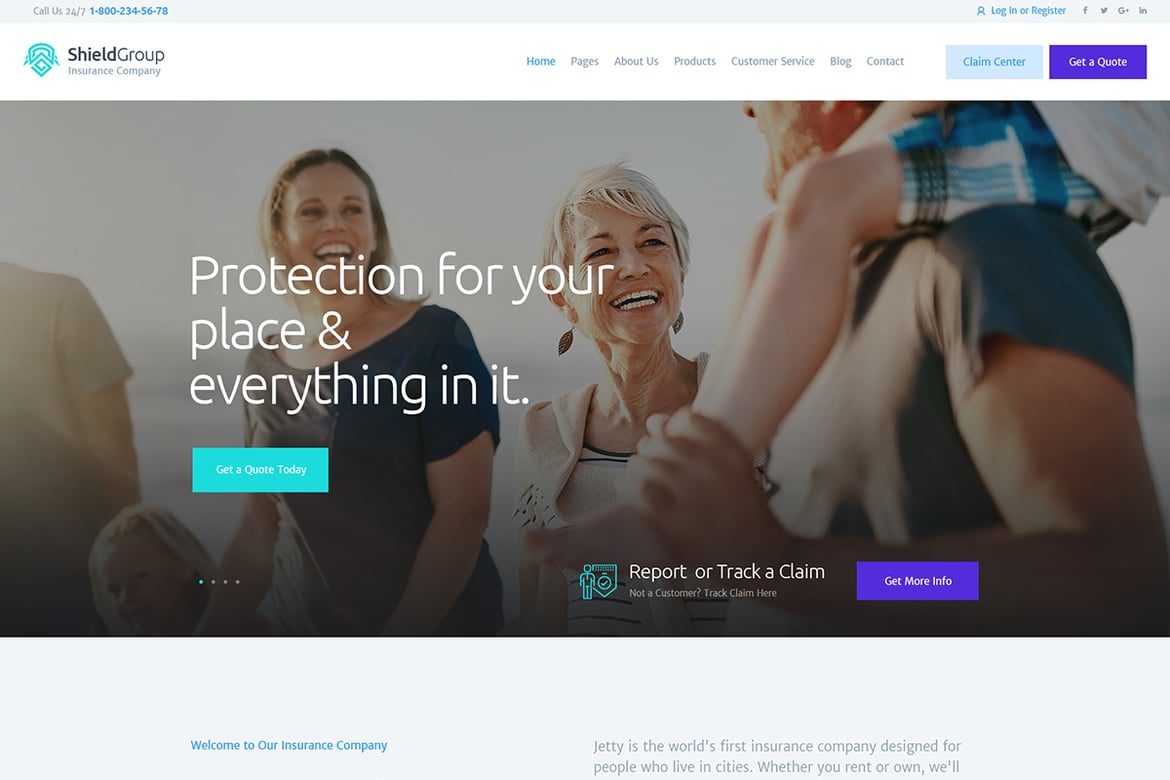 Tema WordPress ShieldGroup: Solusi Modern untuk Bisnis Anda