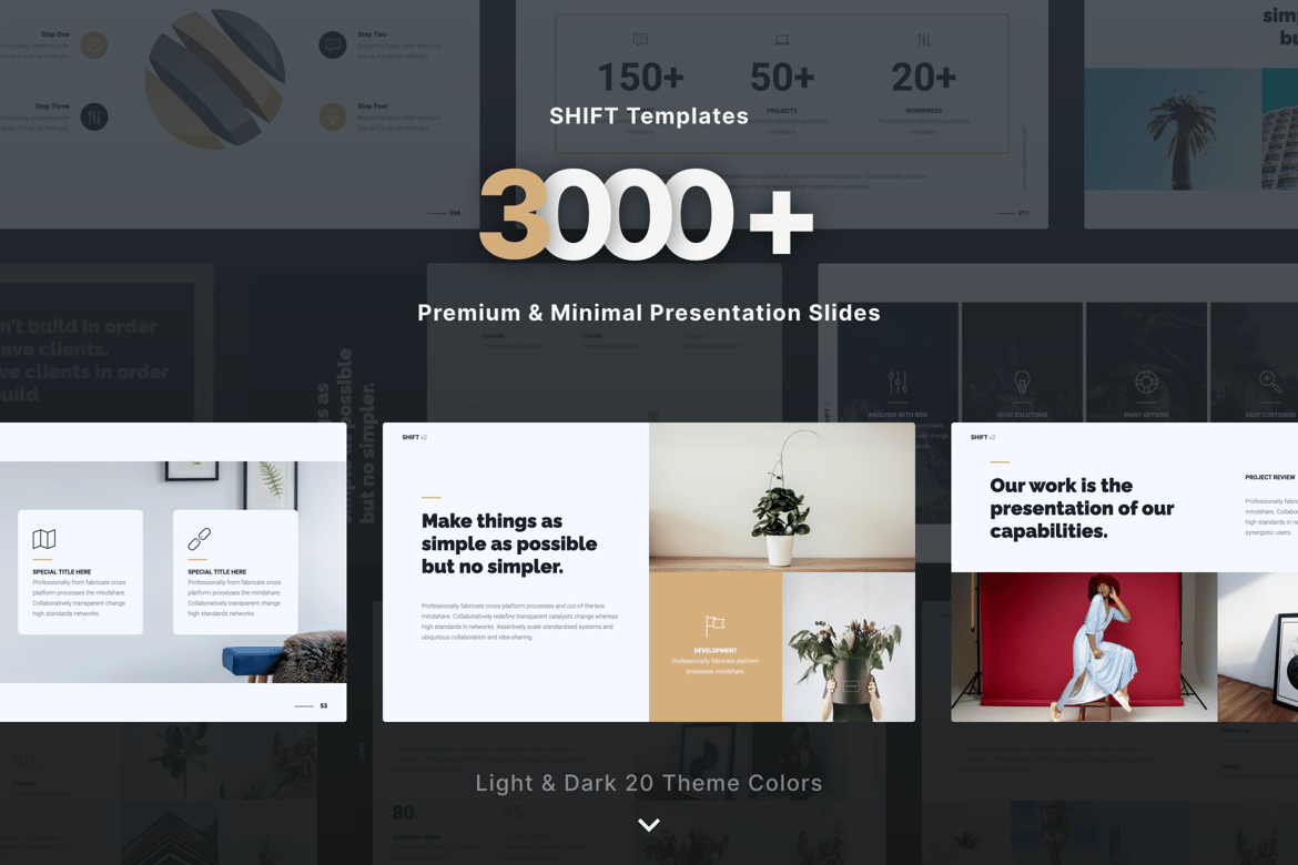 SHIFT: Template Presentasi PowerPoint Minimalis dan Serbaguna