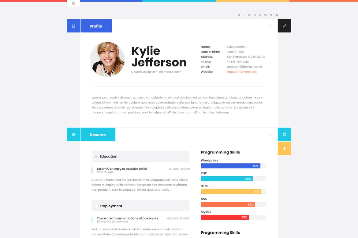 ShiftCV - Tema WordPress Multifungsi untuk Resume, Portofolio, dan Blog Pribadi