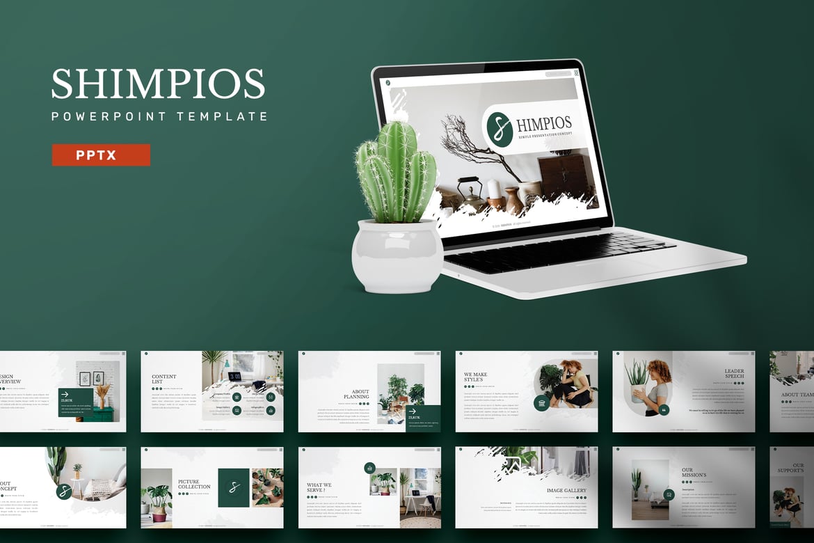 Shimpios - Template Presentasi PowerPoint Menarik