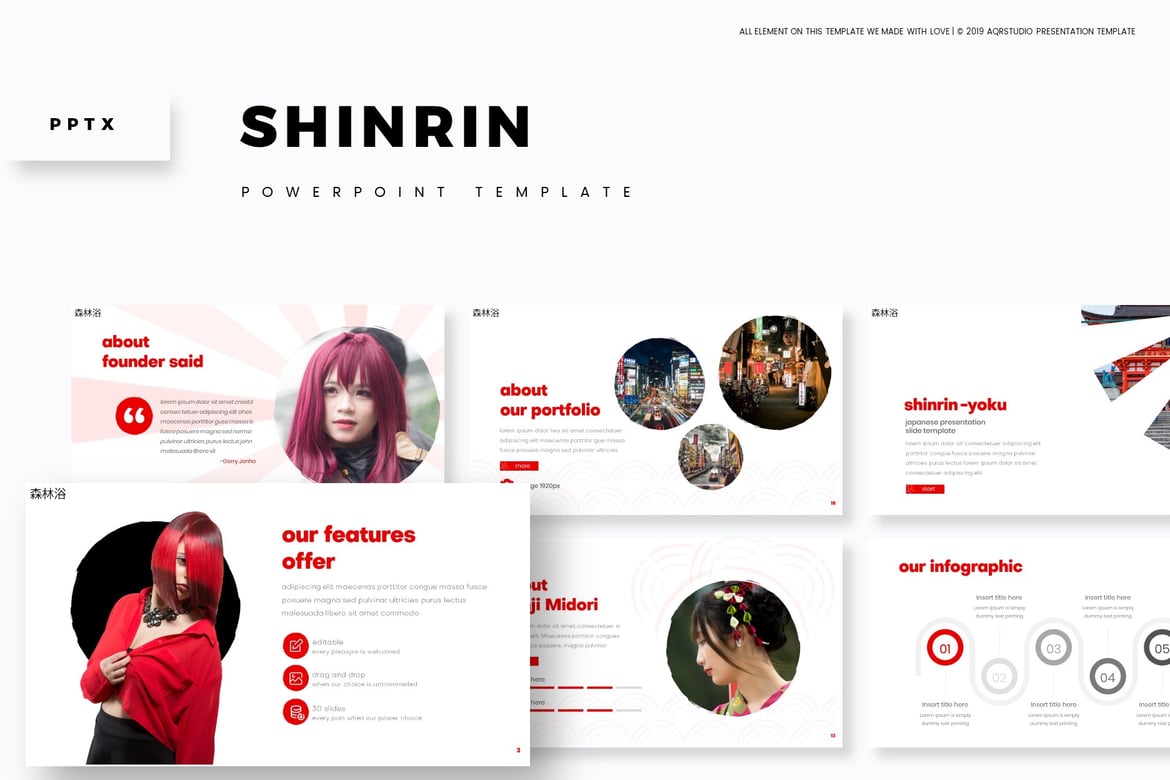 Template Powerpoint Shinrin - Solusi Ideal untuk Presentasi Anda